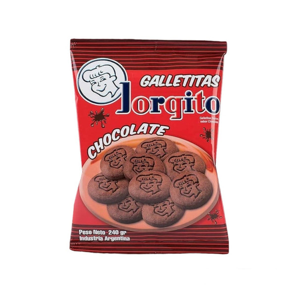 Jorgito Sweet Chocolate Cookies Galletitas de Chocolate, 240 g / 8.46 oz (pack of 3)