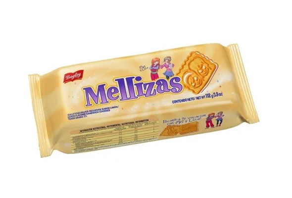 Mellizas Lemon Flavored Sandwich Cookies, 112 g / 3.9 oz (pack of 3)