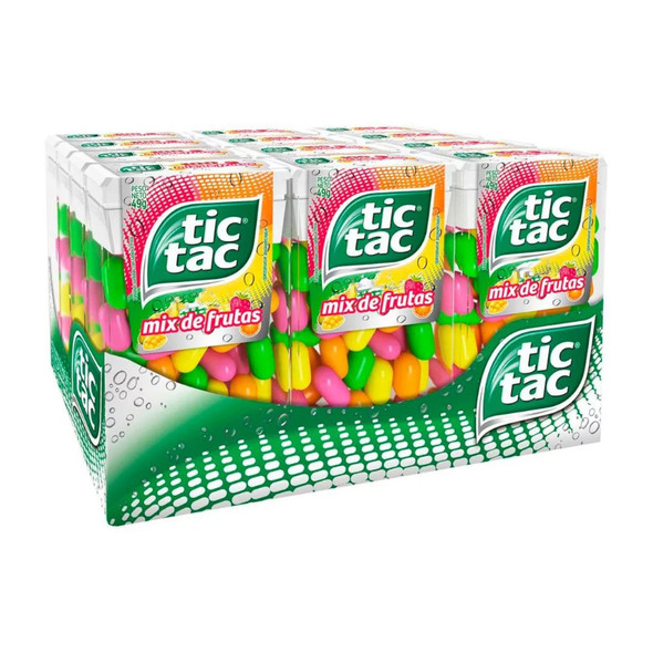 Tic Tac Pastillas Mix Frutal Breath Flavor Candies, 16 g / 0.56 oz ea (12 count)