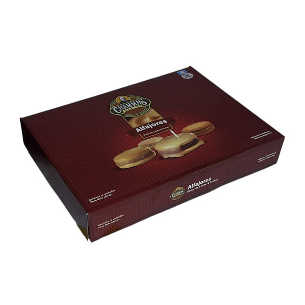 Chammas Cordobese Alfajores - Dulce de Leche & Fruity Bliss, 480 g / 16.93 oz (box of 12)