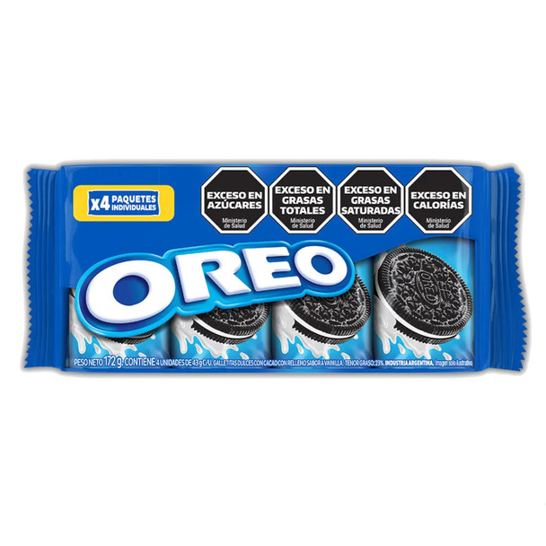 Oreo Sandwich Cookies Chocolate Cream Filled, 172 g / 6.06 oz each (pack of 4)