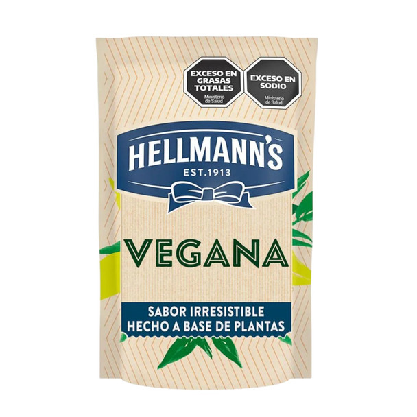 Hellmann's Mayonesa Vegana en Bolsa, 250 g / 8.81 oz