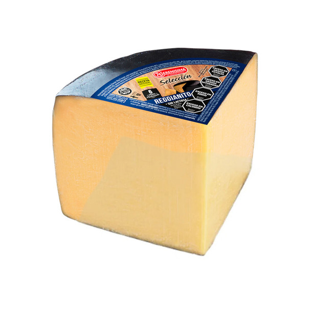 La Serenísima Reggianito Cheese Wheel, Quarter Wheel Queso en Horma 1/4 de Horma, 2 kg / 4.41 lb approx