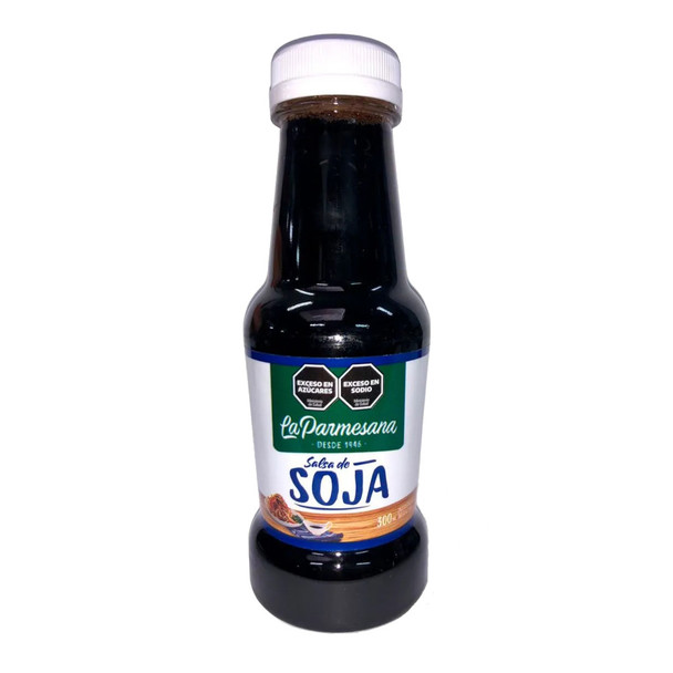 La Parmesana Salsa de Soja Classic Soy Sauce, 300 ml / 10.14 fl oz bottle