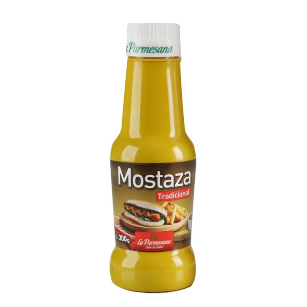 La Parmesana Mostaza Classic Yellow Mustard, 300 g / 10.58 oz