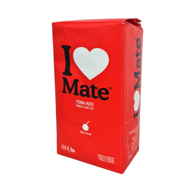 I Love Mate Yerba Mate with Stems Traditional Flavor Yerba Mate, 500 g / 1.1 lb