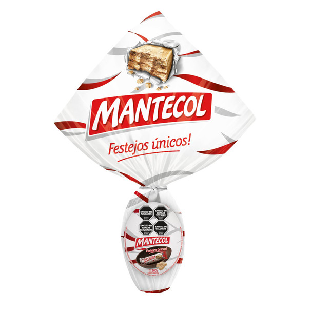 Mantecol Dark Chocolate Easter Egg with Mantecol Bite Huevo de Pascua con Bocadito Mantecol, 200 g / 7.05 oz