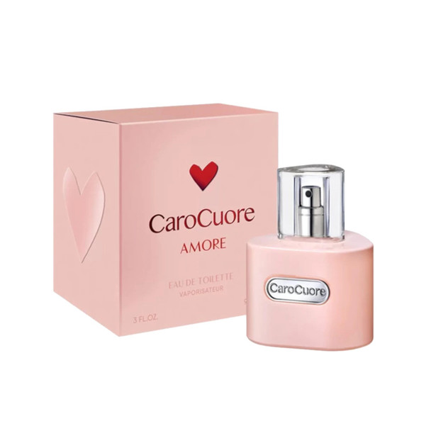 CaroCuore Amore Eau de Toilette Spray Lotion, 90 ml / 3.04 fl oz
