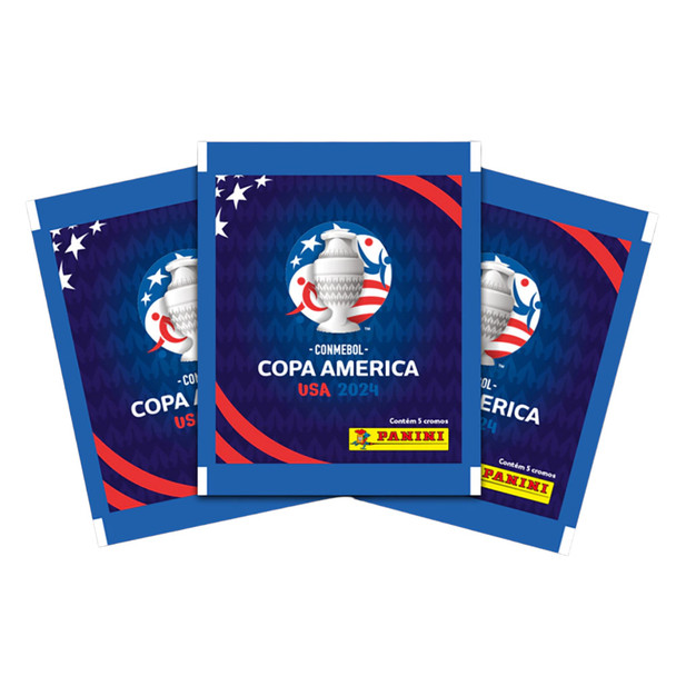 Panini Copa América USA 2024 Conmebol Figuritas - 25 Packs of 5 Stickers Each