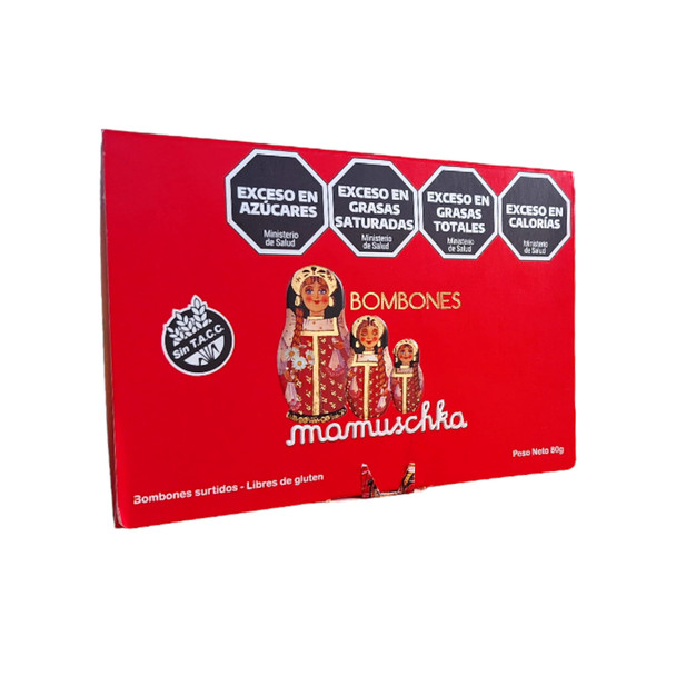 Mamuschka Assorted Chocolate Bonbons Selection - Classic & New Releases, 80 g / 2.82 oz (box of 6)