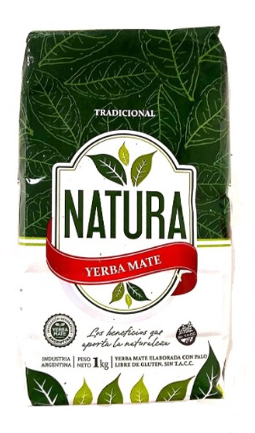 Natura Yerba Mate Suave, 1 kg / 2 lb