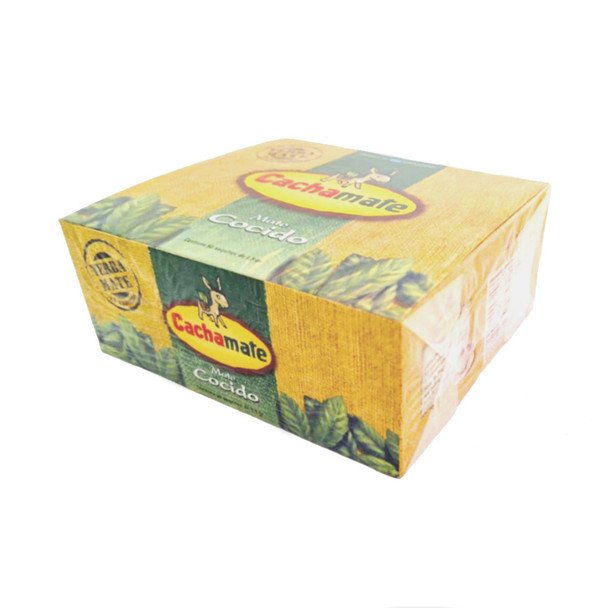Cachamate Mate Cocido En Saquitos Ready To Brew Yerba Mate Bags (box of 50 bags)