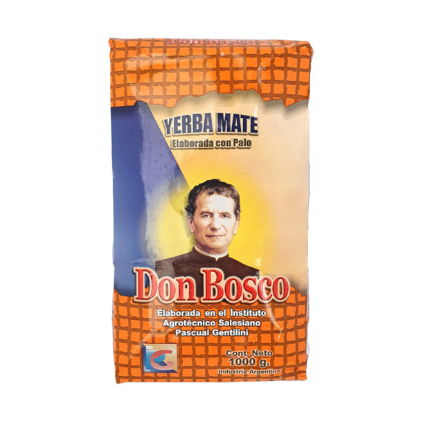 Don Bosco Traditional Yerba Mate with Stems, 1 kg / 35.27 oz