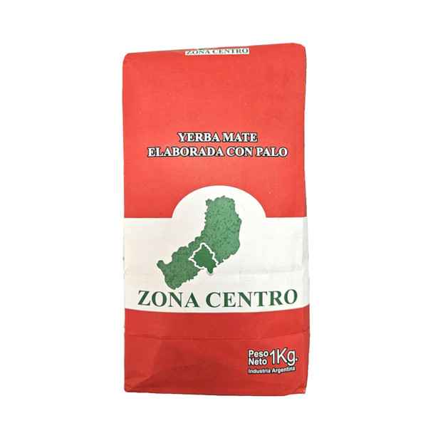 Zona Centro Yerba Mate Elaborada con Palo, 1 kg / 35.27 oz