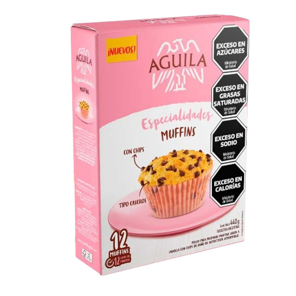 Águila Especialidades Homemade Style Muffins with Chips, 440 g / 15.52 oz