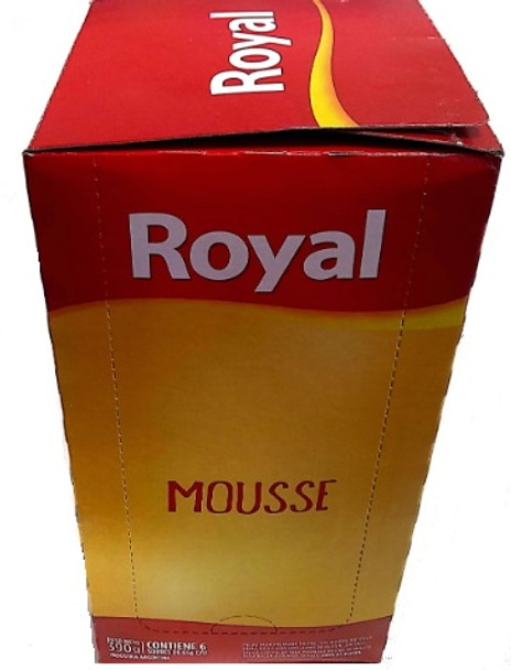 Royal Dulce de Leche Ready to Make Mousse, 4 servings per pouch, 65 g / 2.29 oz (box of 6 pouches)