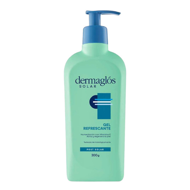 Dermaglos Post-Solar Refreshing Moisturizing Lotion with Vitamin E and Menthol Gel Refrescante, 300 g / 10.6 oz