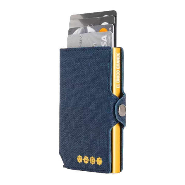 Kyma Official CABJ Xeneize RFID Wallet - Simple and Secure Licensed Boca Juniors Product (Yellow)