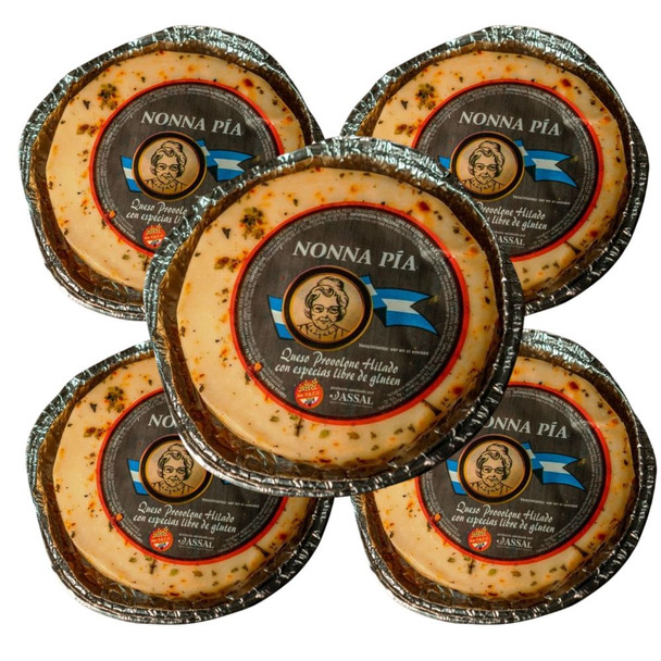 Provoleta with Aluminum Casserole Nonna Pia x 160 g / 5.64 oz ea (5 units)
