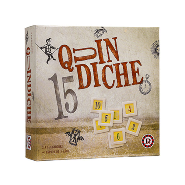 Quindiche Board Game - Sumá 15 y Cantá Quindiche! Board Game by Ruibal