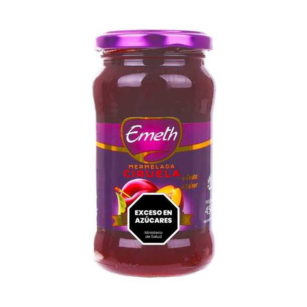 Emeth Classic Plum Jam Mermelada de Ciruela - Gluten-Free, 454 g / 16.01 oz