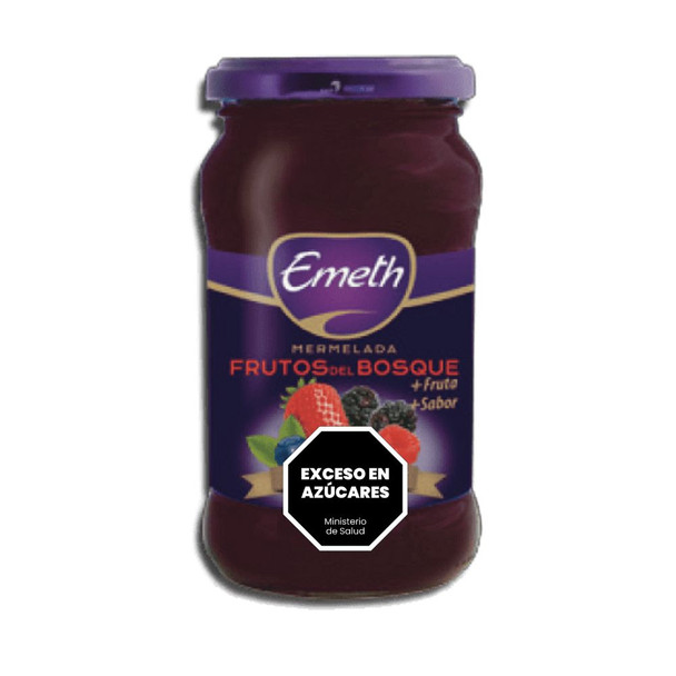 Emeth Classic Red Fruits Jam Mermelada de Frutos del Bosque - Gluten-Free, 454 g / 16.01 oz