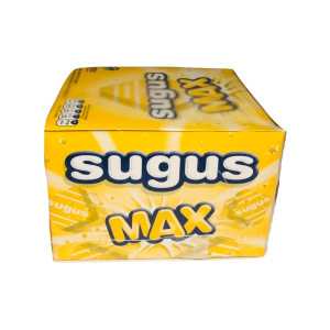 Sugus Max Damasco Soft Candy Blocks Apricot Flavored Gluten Free, 525 g / 1.15 lb Box