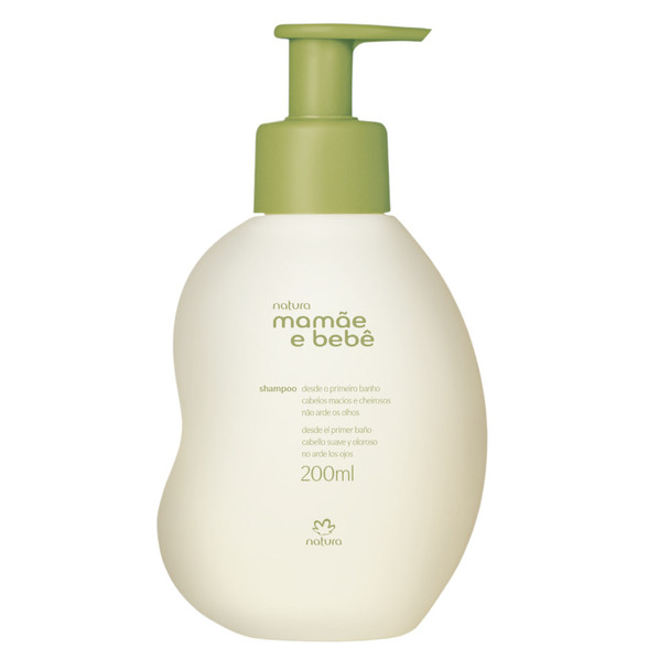 Natura Mamá y Bebé Shampoo - Gentle Baby Shampoo Hypoallergenic & Mild, 200 ml / 6.76 fl oz