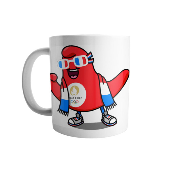 Paris 2024 Olympic Games Mascot Design Mug - Unique Souvenir Cup