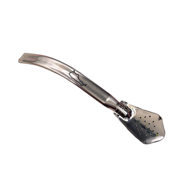 Flamenco Limited Edition Argentina Curved Small Bombilla, Stainless Steel, 14 cm / 5.5"