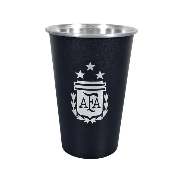 Vaso Jarro Aluminio AFA 3 Estrellas Aluminum Tumbler Thermal Drink Cup for Fernet & More, 1 l / 33.8 fl oz