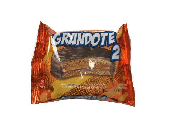 Alfajor Grandote Double Chocolate Cookie with Dulce de Leche, 40 g / 1.41 oz (pack of 6)