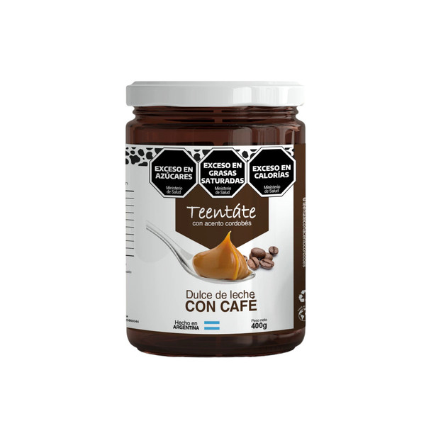 Teentáte Dulce de Leche with Coffee Flavor, 400 g / 14.1 oz
