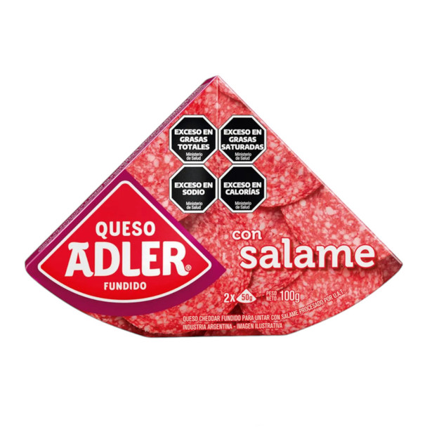 Adler Queso Salame Salami Flavored Cheese, 100 g / 3.5 oz
