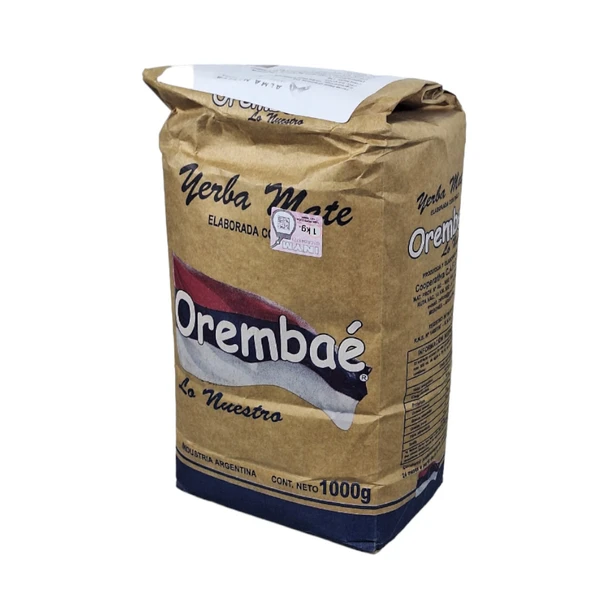 Orembaé Yerba Mate with Stems, 1 kg / 35.3 oz