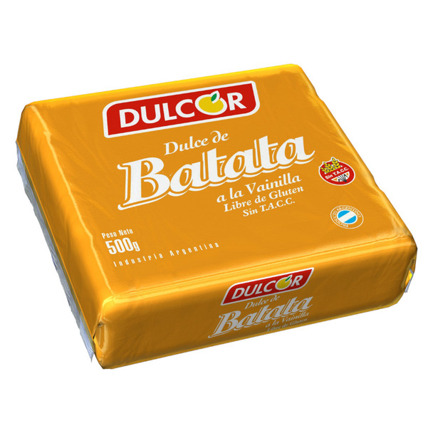 Dulcor Sweet Potato Delight with Vanilla, Gluten-Free Dulce de Batata a la Vainilla, 500 g / 17.6 oz