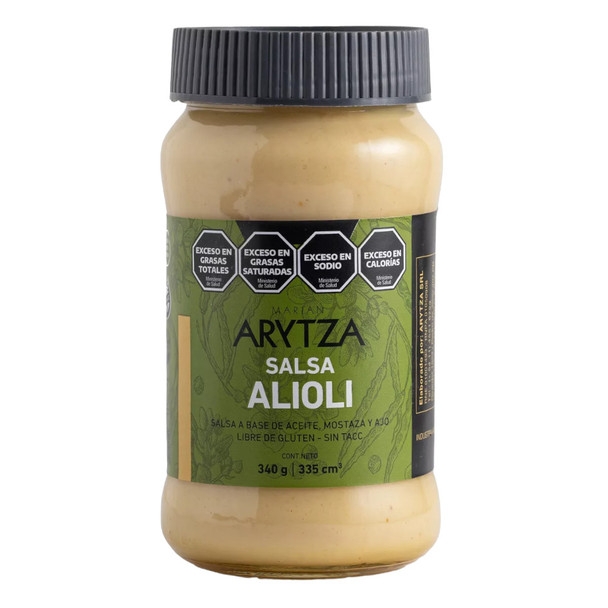 Arytza Alioli Sauce with Mustard & Garlic, Gluten-Free Salsa Alioli, 340 g / 12 oz