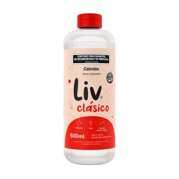Cabrales Liv Classic Liquid Sweetener, 500 ml / 16.9 oz