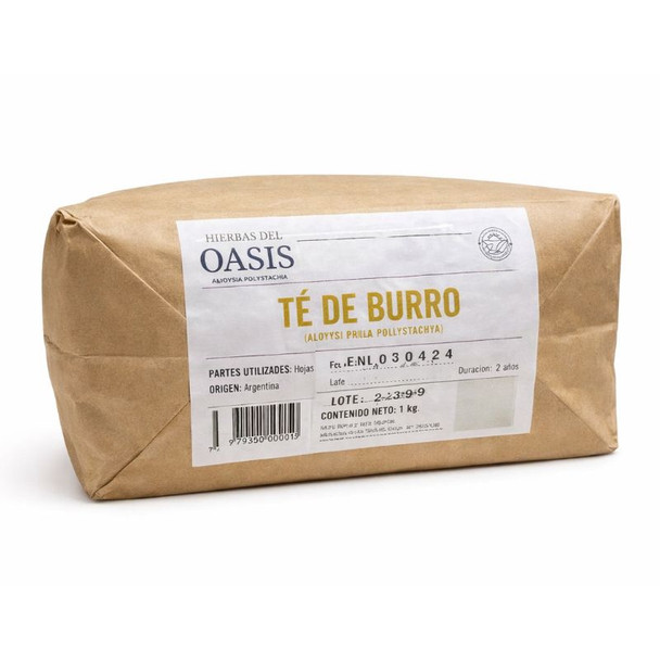 Hierbas del Oasis Herbal Tea for Digestive Support Té de Burro en Hojas, 1 kg / 35.27 oz