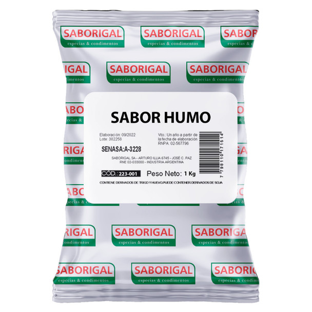 Saborigal Smoked Flavor Spices & Seasonings Sabor Humo, 1 kg / 35.27 oz