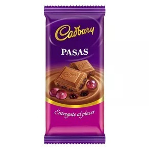 Cadbury con Pasas Chocolate Bar with Raisins, 170 g / 5.9 oz (pack of 2)