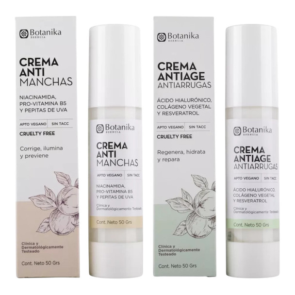 Botanika Natier Dark Spot Correcting & Anti-Aging Cream Kit, 50 g + 50 g / 1.76 oz