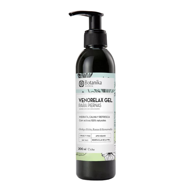Botanika Natier Venorelax Gel, Hydrating Leg Gel for Circulatory Support, 200 ml / 6.76 oz