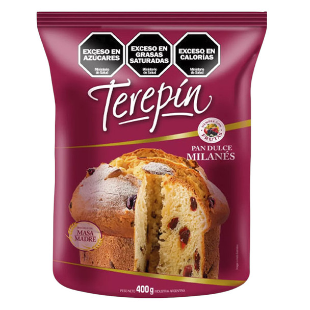 Terepín Pan Dulce Milanés Made with Sourdough, 400 g / 14.1 oz