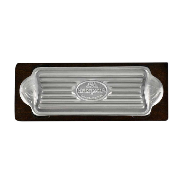 Herencia Grill Thermal Serving Tray (M) for 2–3 People, 35 x 14 cm / 13.8 x 5.5 in