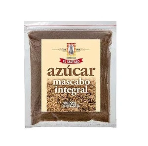El Castillo Azúcar Mascabo Integral Brown Unrefined Mascabo Cane Sugar Muscovado, 250 g / 8.8 oz