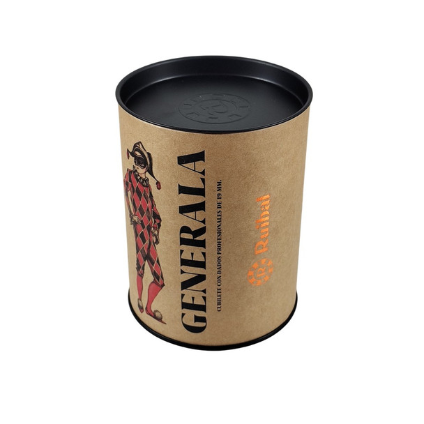 Ruibal Generala Cubilete with Professional Dice, 19 mm