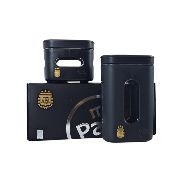 Mate Pampa AFA Pampera - Black Mate Set with Sugar Bowl & Yerba Container