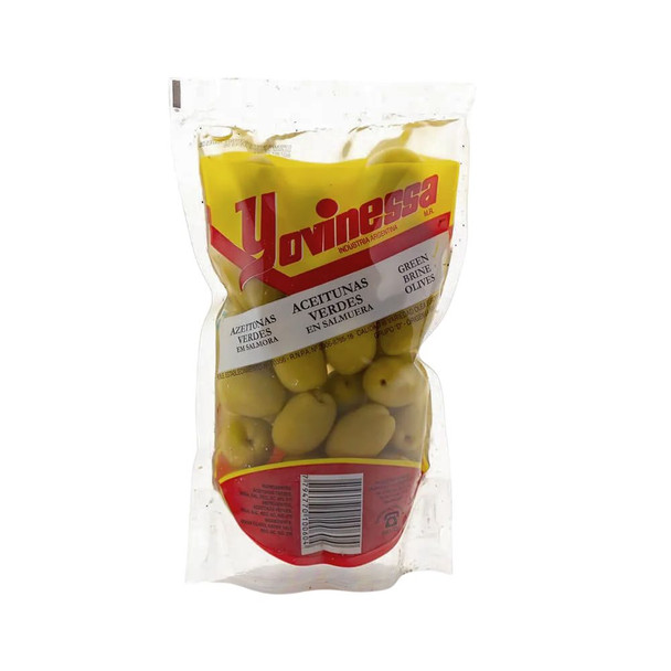 Yovinessa  Whole Green Olives in Brine, 180 g / 6.34 oz