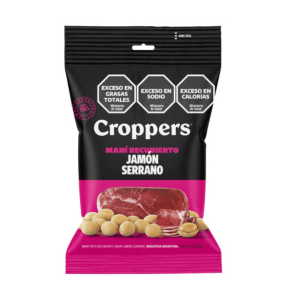 Croppers Crispy Peanuts Serrano Ham Flavor, 85 g / 3.00 oz